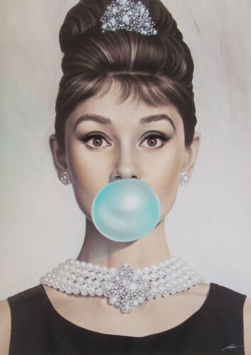 Art Print Poster Canvas Audrey Hepburn