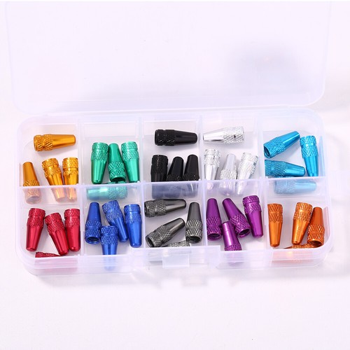 40pcs Bicycle Presta Valve Caps MTB Bike Road Tire Wheel Stem Air Valve Caps