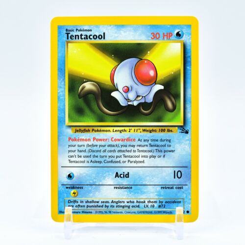 Tentacool 56//62 Fossil Unlimited Common Pokemon NM
