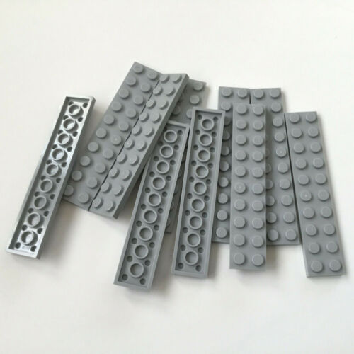 10 Lego Platte Platten 2x10 neu-hellgrau NEU 3832