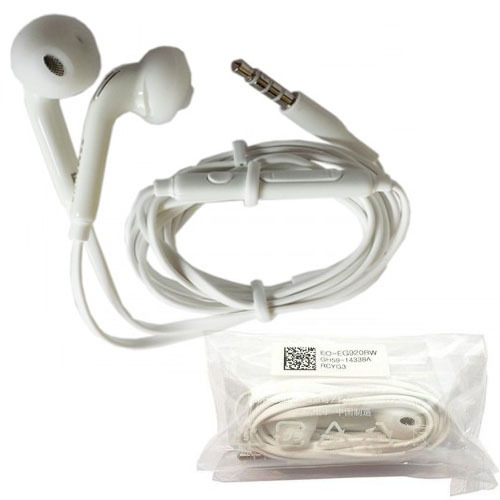 Nuevo Genuino 3.5mm Auriculares Audífonos Manos Libres para Samsung Galaxy S6 S7 Edge