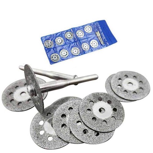10*pcs Diamond Cut Off Wheel Cutting Disc Fits Rotary Craftsman Rotary Tool Set