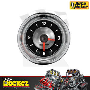AU1284 Auto Meter American Muscle 2-1//16 Clock