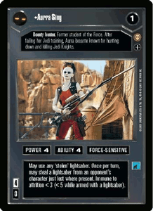 Aurra Sing AI Alternate Image FOIL NM//Mint REFLECTIONS III star wars ccg