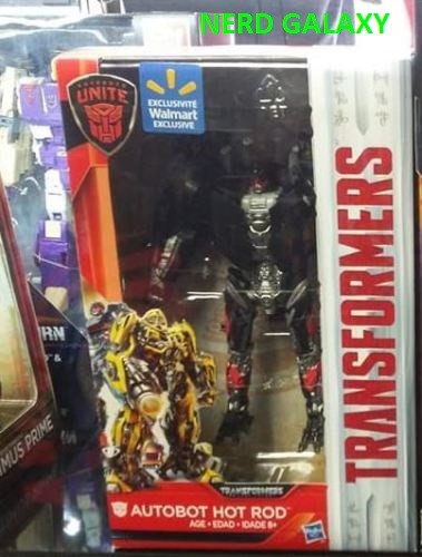 TRANSFORMERS Last Knight HOT ROD Action Figure DELUXE CLASS Wal Mart Exclusive