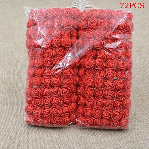 PE Foam Artificial Flowers Fake Rose Bouquet DIY Wedding Party Home N 04