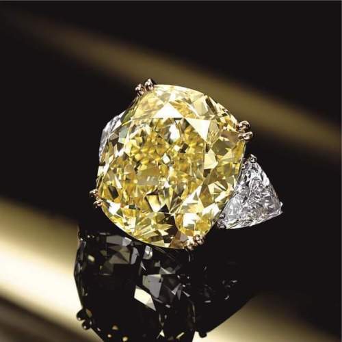 14k or Blanc Certifié 4.00 Ct Jaune Coussin Coupe Diamant Fantaisie Bague de fiançailles