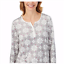 New Nautica Women's 2 Piece Pajamas Set PJs Gray Snowflakes Cozy Fleece 