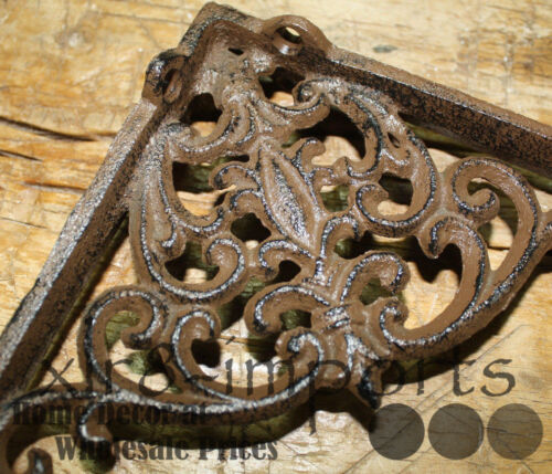 12 Cast Iron Antique Victorian Style Brackets Garden Braces Shelf Bracket