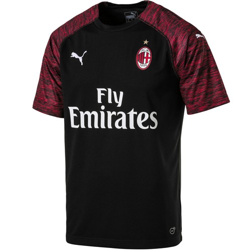 Puma AC Milan 2018-2019 Third Soccer Jersey Brand New Black Red