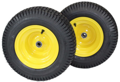 (Set of 2) 16x6.50-8 Tires & Wheels 4 Ply for Lawn & Garden Mower Turf Tires *FR