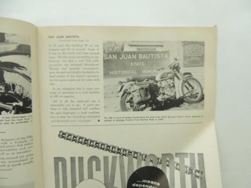 July-Aug 1957 Cycle Magazine Laconia Ariel Huntmaster Twin Harley-Davidson L8759 