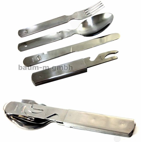 Feldbesteck COUVERTS CAMPING-COUVERTS armée 4 pièces version stable