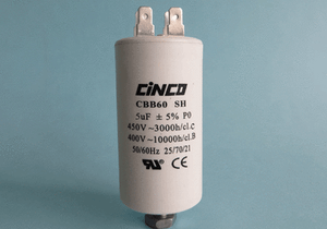 KELVINATOR LG SAMSUNG 5uf Capacitor 440Volt 50hz Motor Start// Run Capacitor