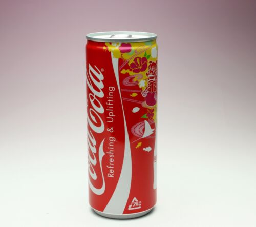 Pack of 3 Coke Okinawa Tropical Design Tall Cans Coca Cola Japan New Full in Box