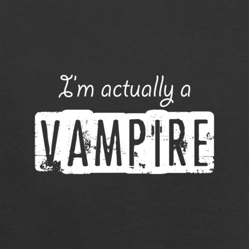 Regalo En realidad soy un vampiro-Sudadera Con Capucha//Con Capucha Vampiros Disfraz Halloween -