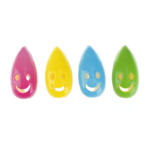4PCS Creative Smile Face Toothbrush Cover Holder Case Suction Cup Bath Trav 