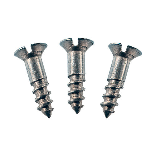 Hard to find. Steel slotted countersunk wood screws No.2 x 3//8/" Pack of 25