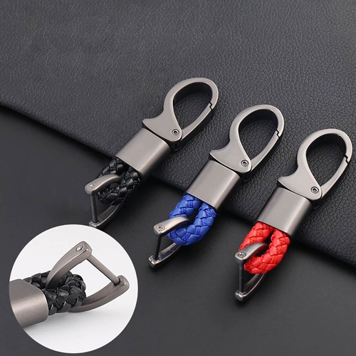 Carbon Fiber Shell Red Silicone Protector Remote Key Holder For BMW A Style