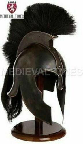 Troy Achilles Armor Helmet Medieval Knight Crusader Greek Spartan Helmet 