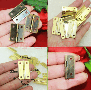 Wholesale  Bronze/Gold Decorative Vintage Hinges Craft DIY With Screws 