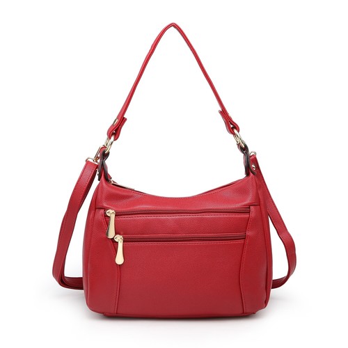 Classic Smart Commuting Shoulder Bag Woman Lady S-Medium Faux Leather