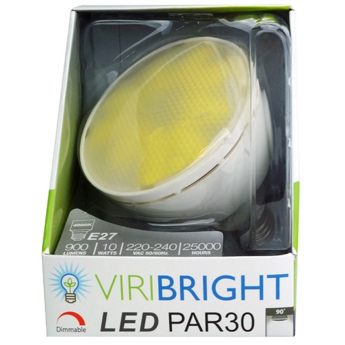 Light Bulbs Viribright Led Par 30 E27 Reflektor Strahler Fluter Lampe 10w Birne Dimmbar Home Furniture Diy Breadcrumbs Ie