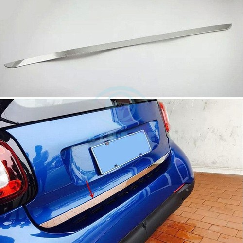 Stainless Rear Cover Hatch Protect Decoration Refit For Smart Fortwo 2015-2017