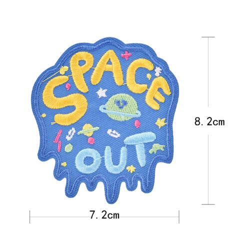 iron-on patch embroidery appliques badge for decorate clothing bags applique、Pop