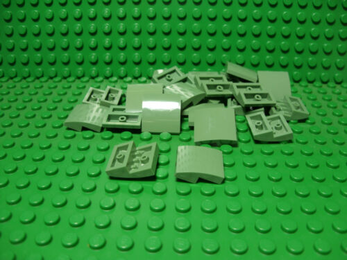 ** 25 CT LOT **  Lego NEW sand green 2 x 2 slope pieces   Lot of 25