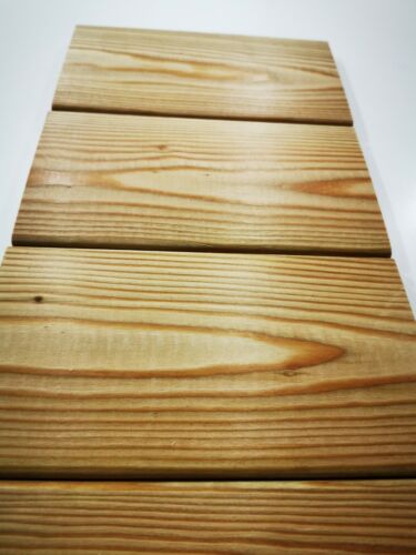 NEW BRUSHED FINISH Siberian Larch Cladding Tongue Groove 14x116mm Grade AB