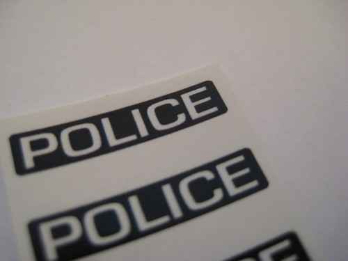 B2G1F Corgi Juniors J.60 BUICK Police Car Stickers
