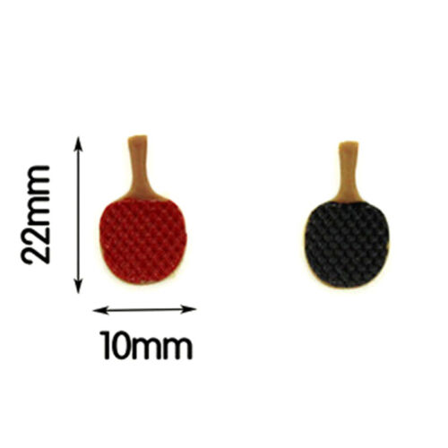 1:12 Miniature ping pong paddle dollhouse diy doll house decor accessories LTCA
