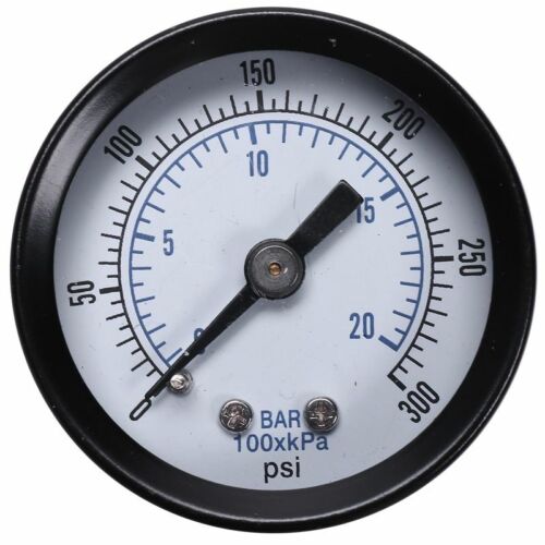 Ts-40 1/8 Zoll Mini Manometer für Kraftstoff Luft Öl Flüssigkeit Wasser 0-2 U4R1 