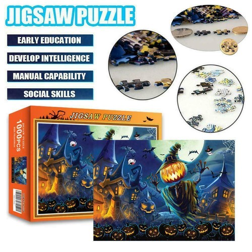 1000 piece Jigsaw Puzzle Education Puzzles For Adults U Halloween Christmas I8S0