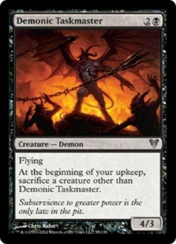 Avacyn Restored LP x4 4x mtg 4 Demonic Taskmaster