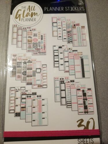 The All Glam Planner Sticker Book Planner Stickers 30 Sheets Idea Nuova Inc 