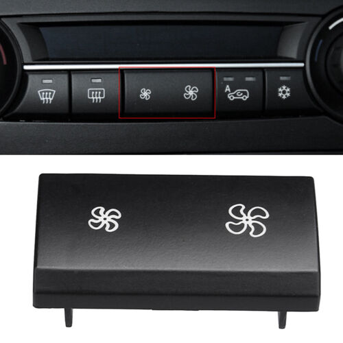 A//C Heater Control Panel Repair Fan Speed Button Black For BMW X5 E70 X6  !!!