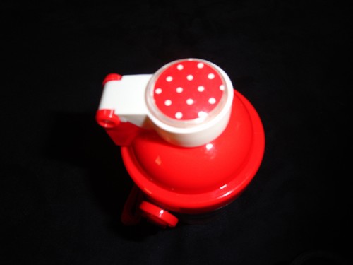 Disney Mickey Minnie Mouse Water Beverage Bottle With Strap Straw