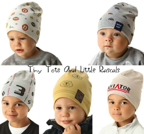 8 ans Baby Boy Infant Toddler coton élastique printemps automne Bonnet Beanie 3 Mois