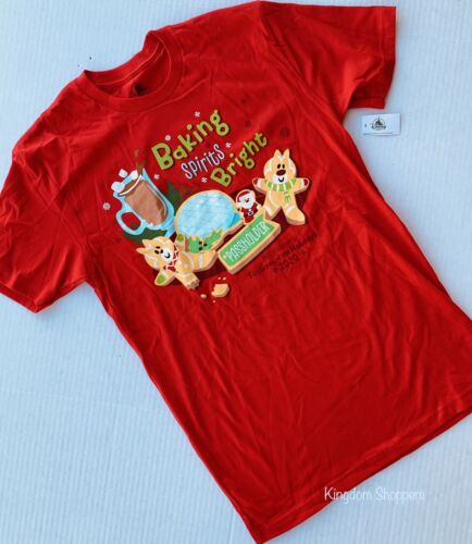 2020 Disney Parks EPCOT Festival Of The Holidays Chip & Dale Passholder Shirt S 