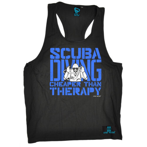 Details about   Scuba Cheaper Than Therapy Mens Vest Gear Diver Dive Diving birthday funny gift