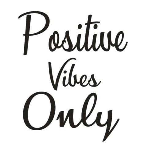 wall quotes home decoration Positive-vibes-only