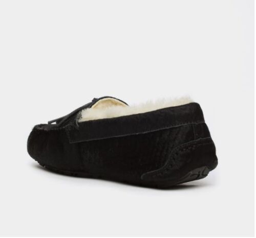 Details about   Australia Luxe Collective Prost Ponyskin Driver Loafer Suede Black 