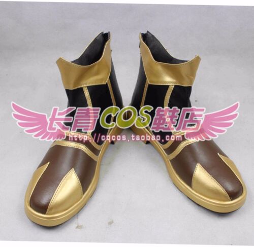 Details about   new Kingdom Hearts Terra cosplay shoes Boots Custom 