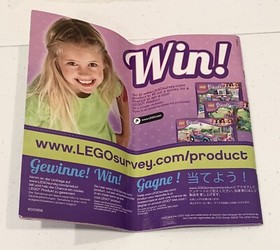 Lego Friends 3061 City Park Cafe - sealed bags and manual/stickers