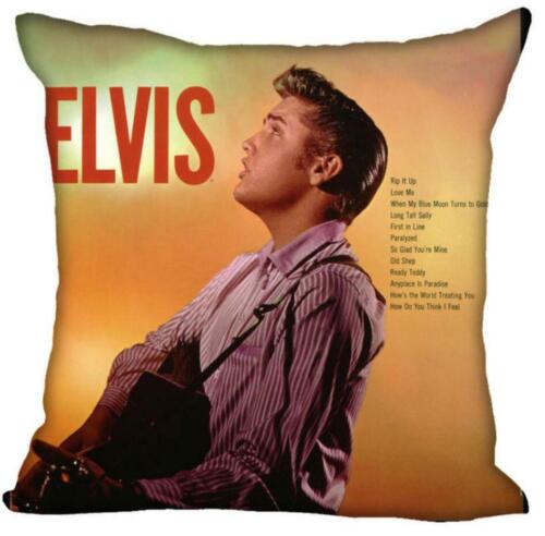 45x45cm 50x50cm Custom Pillowcase Elvis Presley Square Zipper Pillow Cover Y01