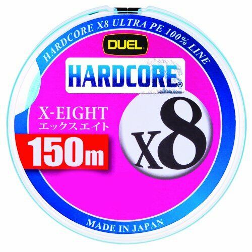 DUEL 436508 Hard Core X8 X-Eight Ultra PE 100% Line 150m #0.6 Milky Blue F/S 