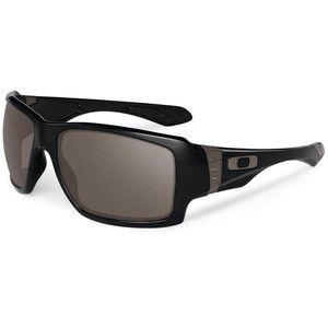 OAKLEY SUNGLASSES BIG TACO POLISHED BLACK FRAME WARM GREY ...