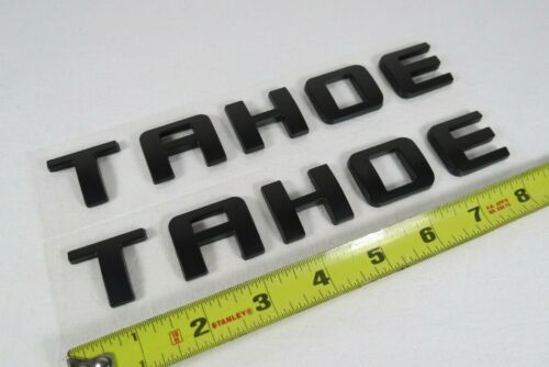 CHEVY TAHOE EMBLEMS 07-20 DOOR//LIFTGATE MATTE BLACK BADGES sign logo letters